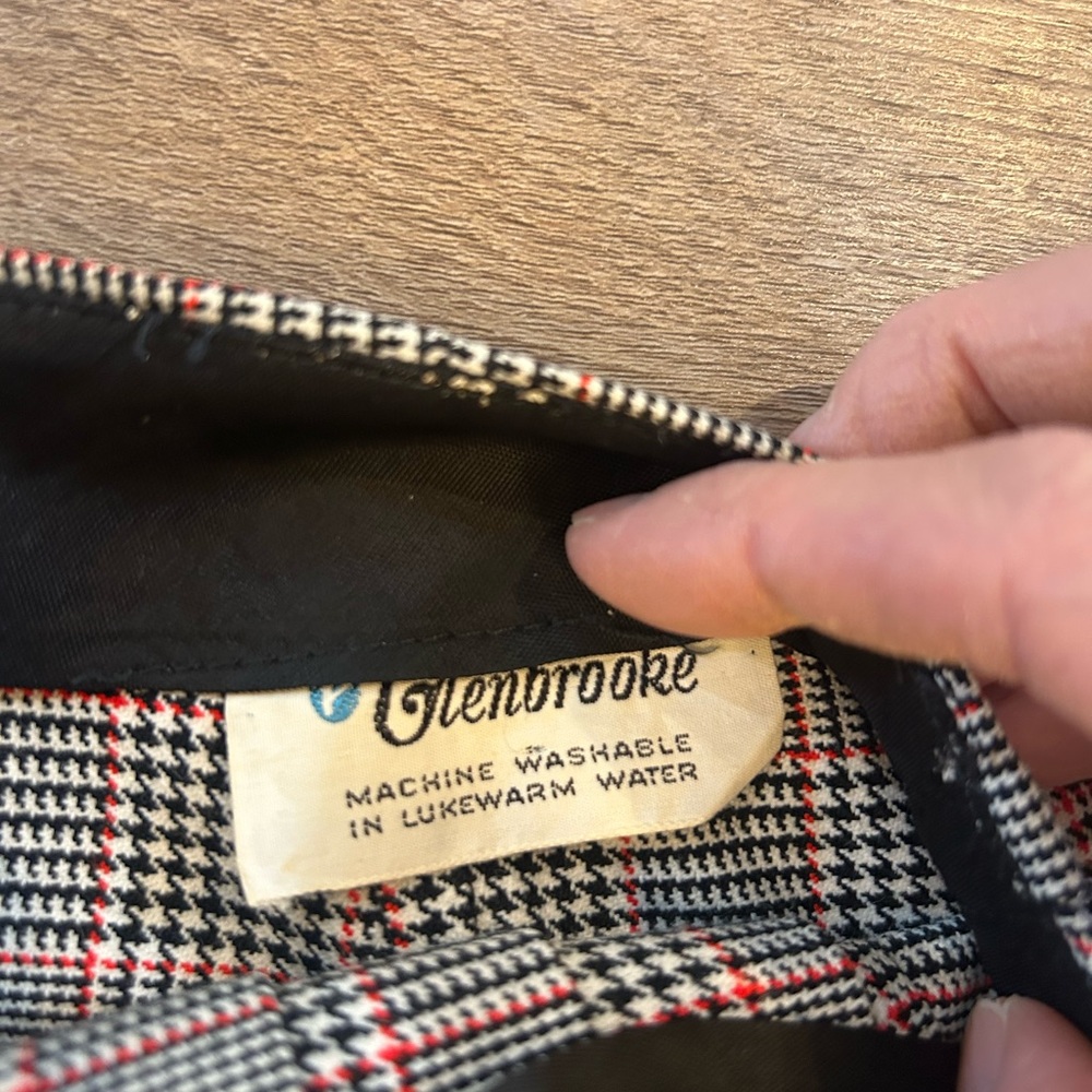 Vintage Glenbrooke Plaid Pleated Skirt XS 26” Waist 90s Y2K Preppy Academia - Picture 2 of 8